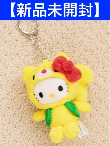 로리즈팜 헬로키티 andST 봉제 인형 키링 로리