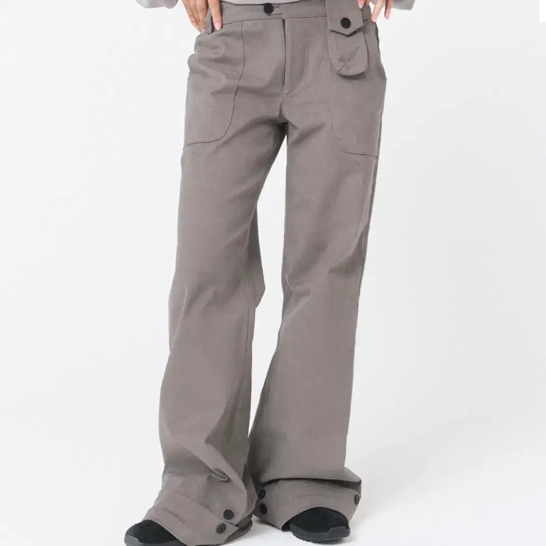 New Product) Miseki Seoul Line Pocket Cargo Pants Charcoal Size 1