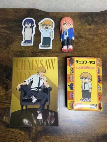 체인소 맨 지로리 파워 피규어 덴지 레제 스티커 엽서