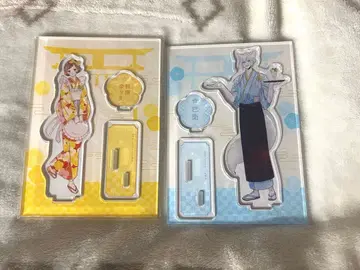 오늘부터 신령님 콜라보 카페 아크릴 스탠드 토모에 나나미 2세트