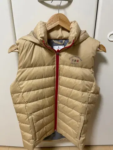 새상품 먼싱웨어 다운 베스트 L 사이즈 골프