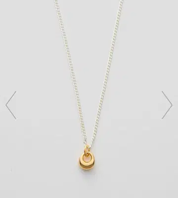 트위닝 목걸이 콤비 컬러 925 각인