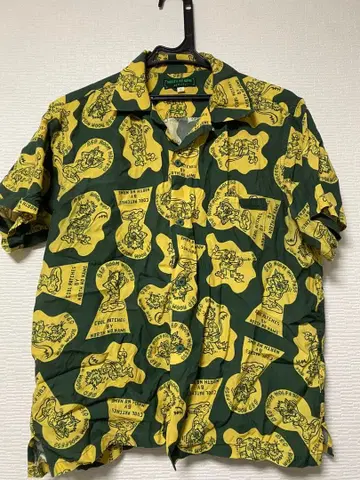 NORTH NO NAME 레이온 하와이안 셔츠