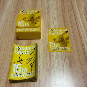 포켓몬 센터 15주년 기념 덱 케이스와 슬리브