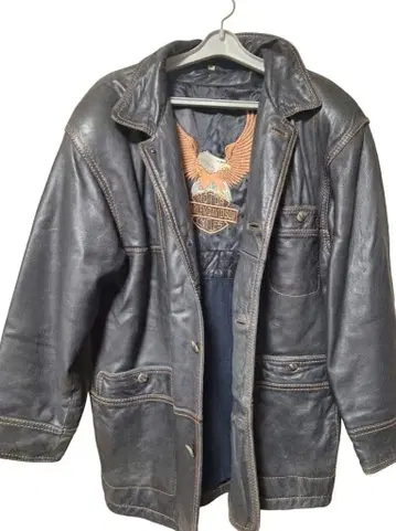 Harley-Davidson 램 가죽 카 코트