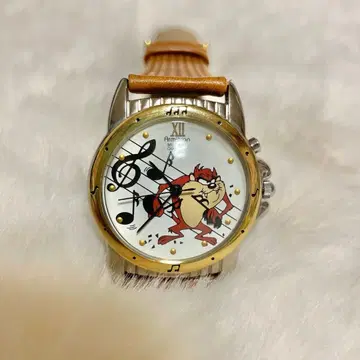 90's 루니툰 태즈매니안 데빌 뮤지컬 쿼츠 손목시계