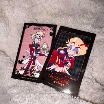 해즈빈 호텔에 오신 것을 환영합니다 트레이딩 금박 카드 루시퍼 세트