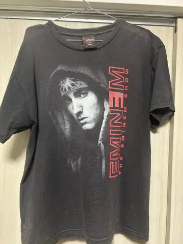 The Eminem Show Tour 티셔츠 L 사이즈 페이드 랩 티
