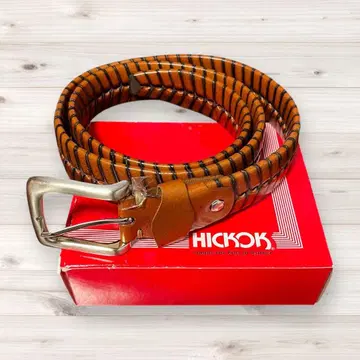 미사용 HICKOK 히코크 braid 빈티지 가죽 벨트 브레이드 뜨개질