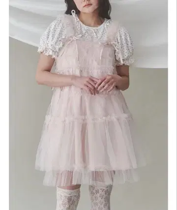 merry jenny 튤 코르셋 미니 원피스