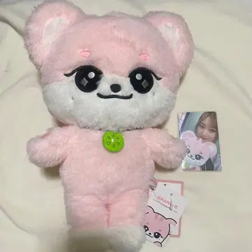 ive minive 30cm 봉제 인형 이란이 이서 트레이딩 카드