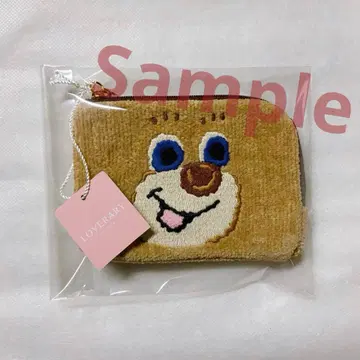 택 포함 새상품 LOVERARY FEILER 클로즈업 테디 L자 파우치