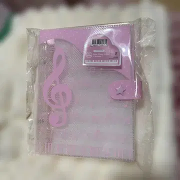 씰북 mering 음표 메링 클리어 다이어리 커버 A7 사이즈