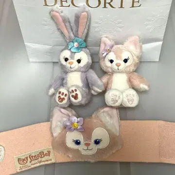 디즈니 리나벨 스텔라루 봉제 인형 키링 수베니어 슬리브