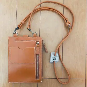 주케로 스마트폰 숄더백 천연 가죽 zucchero