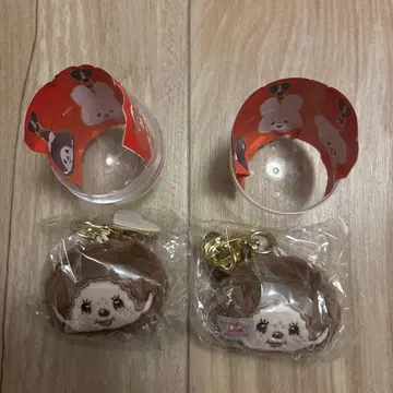 몽치치 봉제 인형 스마트폰 참 몽치치 군 2개 세트