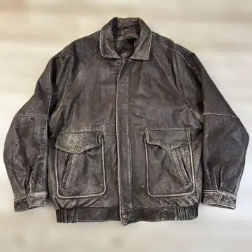 90s ] G-1 A-2 플라이트 가죽 자켓 무스탕