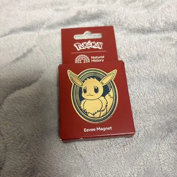 포켓몬 런던 자연사 박물관 이브이 마그넷 골드