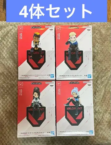 VALORANT 모니터 탑 피규어 4개 세트