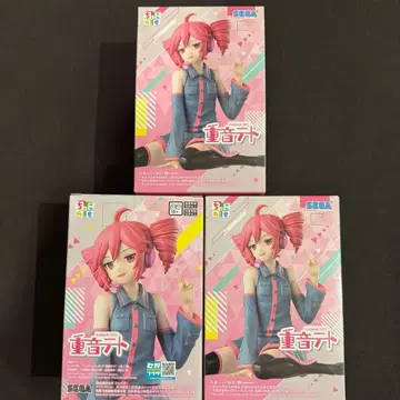 카사네 테토 쵸코노세 프리미엄 피규어 SEGA 3체 세트