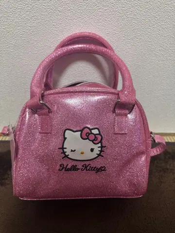 헬로키티 보스턴백 핑크 2WAY 미사용 새상품