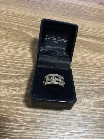 저스틴 데이비스 실버 반지