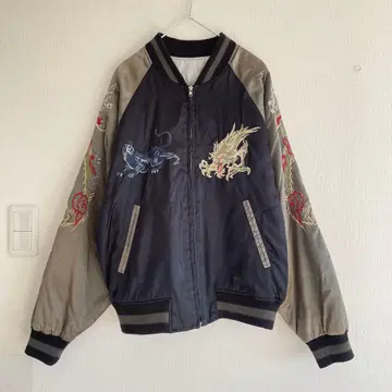 호랑이 x 드래곤 자수 스카잔 tiger&dragon 일본제