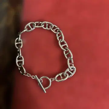 인기 실버 앵커 체인 팔찌