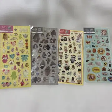 CREATORS CIRCUS 크리에이터스 서커스 클리어 씰 4장 세트