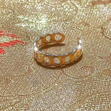 [주물] 인연 재물 기회를 붙잡는 연환의 골드 체인 반지 유래 있음