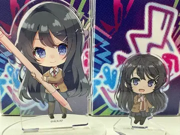 청춘 돼지는 사쿠라지마 마이 미니 캐릭터 아크릴 스탠드