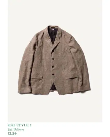 A.PRESSE DeadStock Linen TailoredJacket