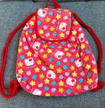 키티 퀼트 냅색 백팩 헤이세이 레트로 당시물 레어