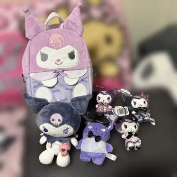 1, 쿠로미 산리오 6종 세트 가방 봉제 인형