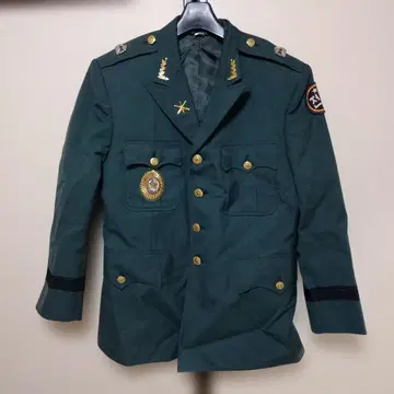 한국군 군복 다크 그린 밀리터리 자켓