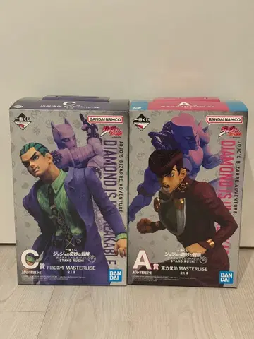 죠죠의 기묘한 모험 A, C상 피규어 2개 세트 + 하위상 덤 포함