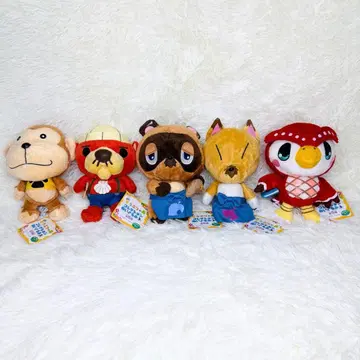 초레어 택 있음 극장판 동물의 숲 컬렉션 봉제 인형 3종 전 5종