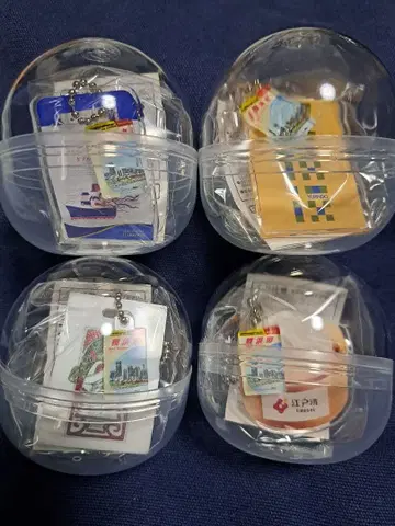 지구의 산책법 요코하마시 캡슐 토이 하맛 컬렉션 4종