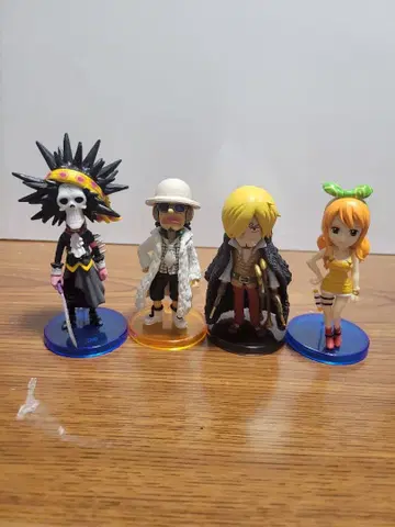 원피스 월드 컬렉션 피규어 상디 나미 우솝 브룩