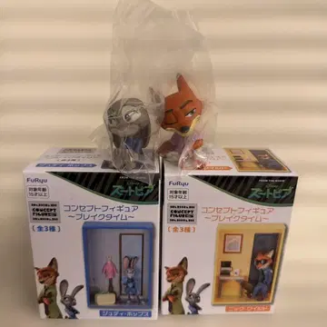 가격 인하 주토피아2 컨셉 피규어 2종