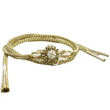 허리띠 꽃 장식 펄 성인식 일본 의류 후리소데 기모노 결혼식