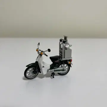 미니어처 소바집 바이크 리어 캐리어 포함 초리얼