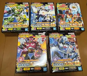 케로플라 케로로 타마마 쿠루루 기로로 도로로 로보 Mk-II 5체 세트