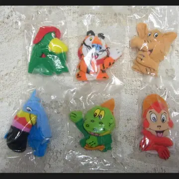 켈로그 콘푸레이크 덤 손가락 인형 전 6종류 미사용 새상품