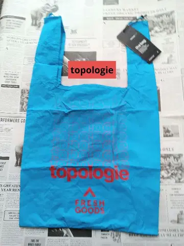 Topologie konbinibag 편의점 백 블루 새상품