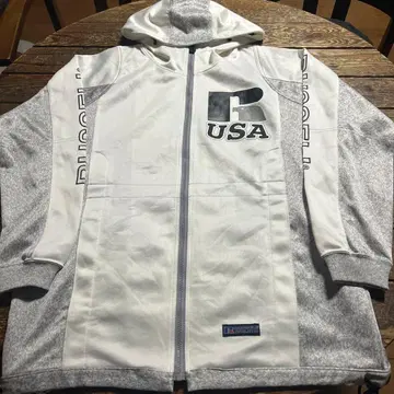 USA RUSSELL 러셀 집업 후드티 저지 맨투맨 L 사이즈
