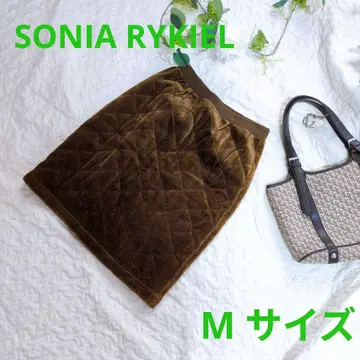 [ SONIA RYKIEL ] 브라운 M 사이즈 타이트 스커트