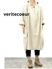 새상품급!veritecoeur 베리떼꾸르 이욕염 튜닉 원피스