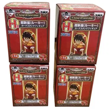 [ 미개봉품 ] 초신성 루키 카드 스탠드 피규어 원피스 H상 4개
