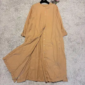 [새상품급] 저널 스탠다드 긴팔 셔츠 원피스 리오셀 100 베이지